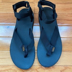 Teva Black Original Urban Thong Sandals